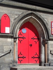 7-13-10 St Andrews church door